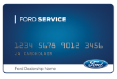 GET A $25 REBATE BY MAIL WHEN YOU USE THE FORD SERVICE CREDIT CARD